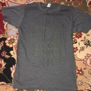 Gray T-shirt “Campers Gonna Camp”